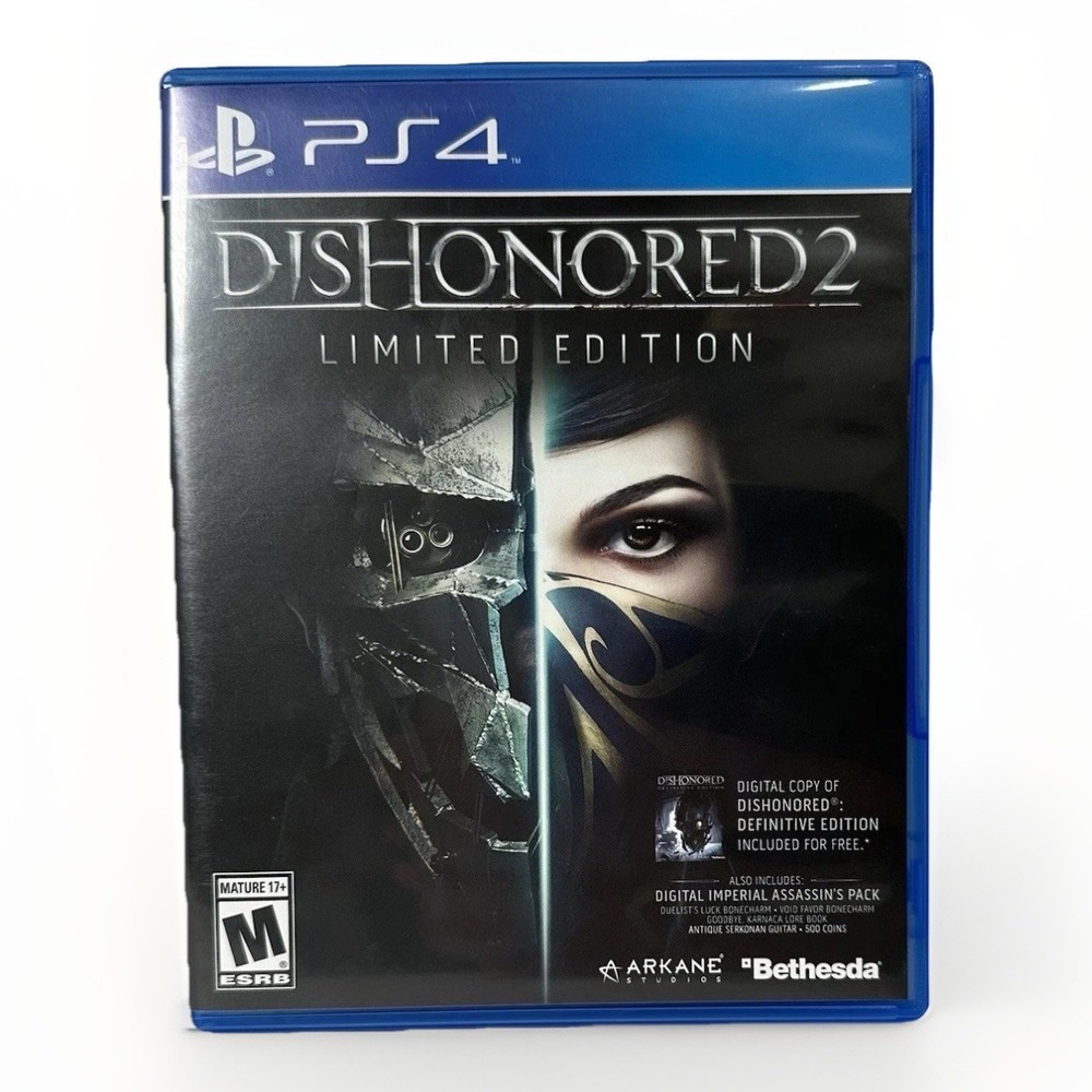 Dishonored 2 Limited Edition Sony PlayStation 4 PS4 Bethesda Stealth Action Game